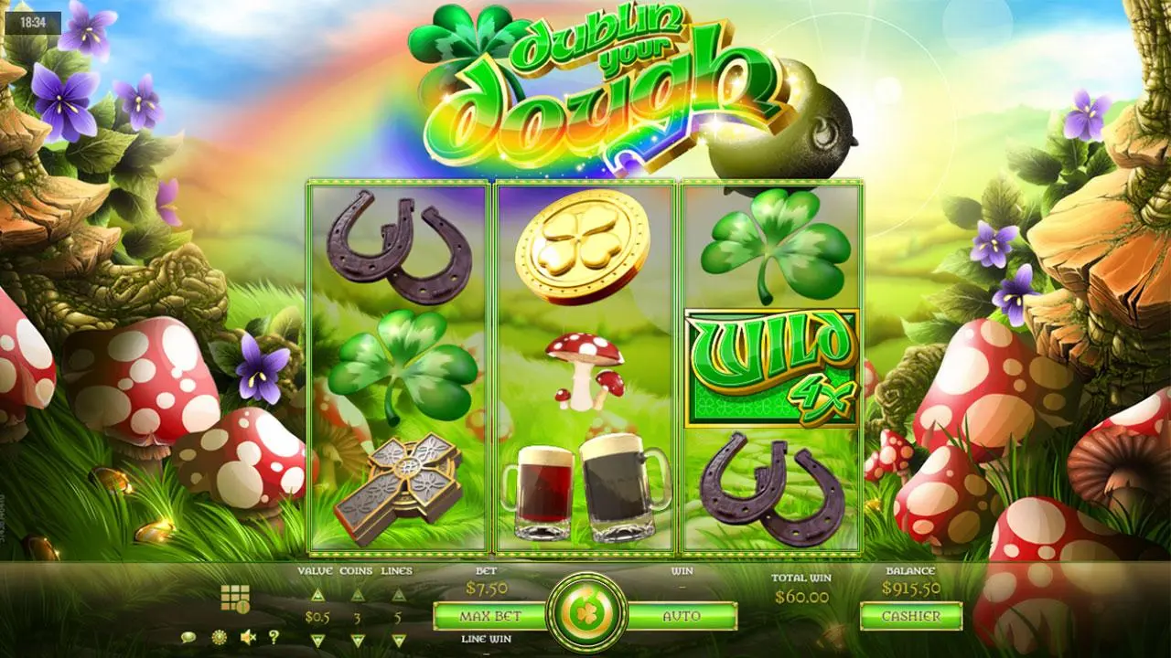30 Free Spins on Dublin Your Dough at Desert Nights Casino