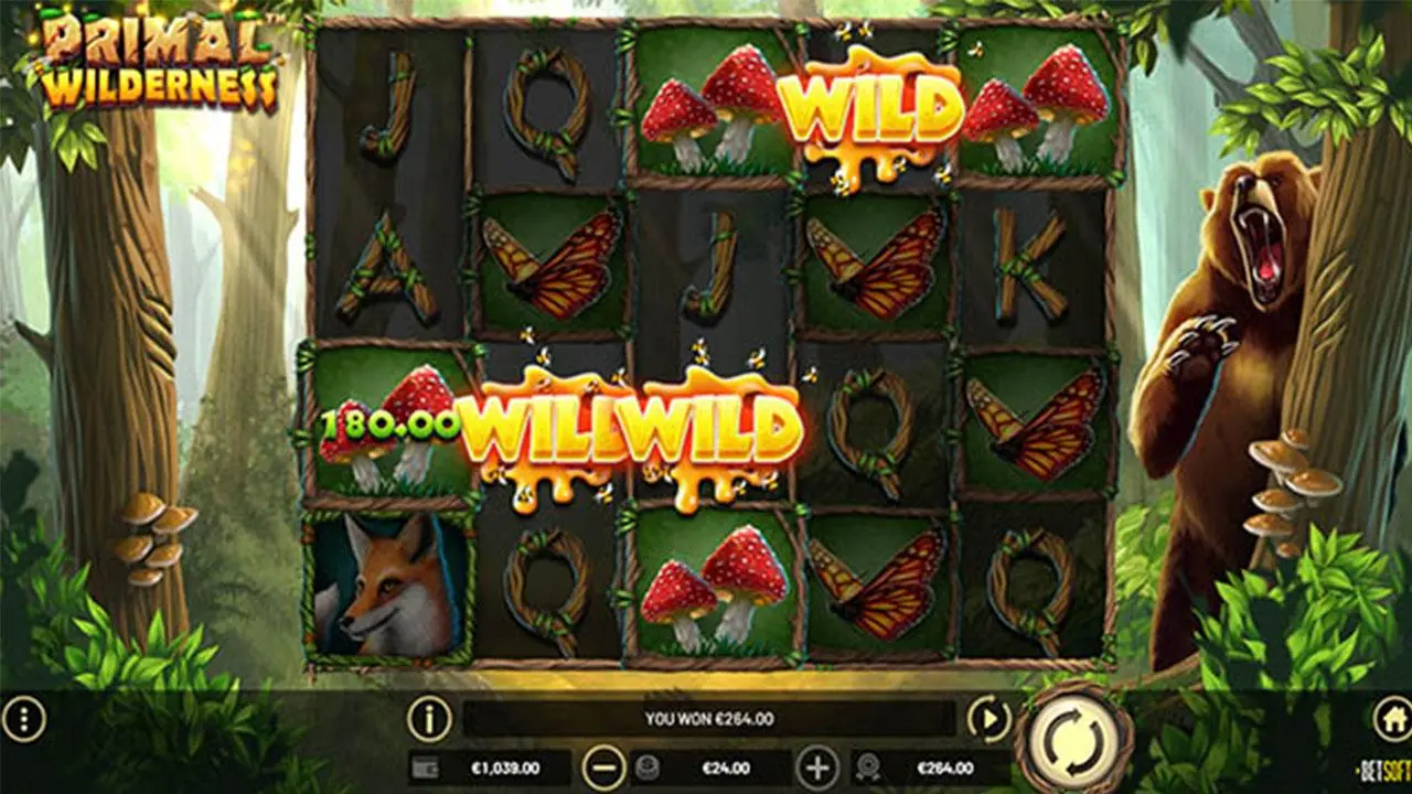 25 Free Spins on Primal Wilderness at Black Diamond Casino