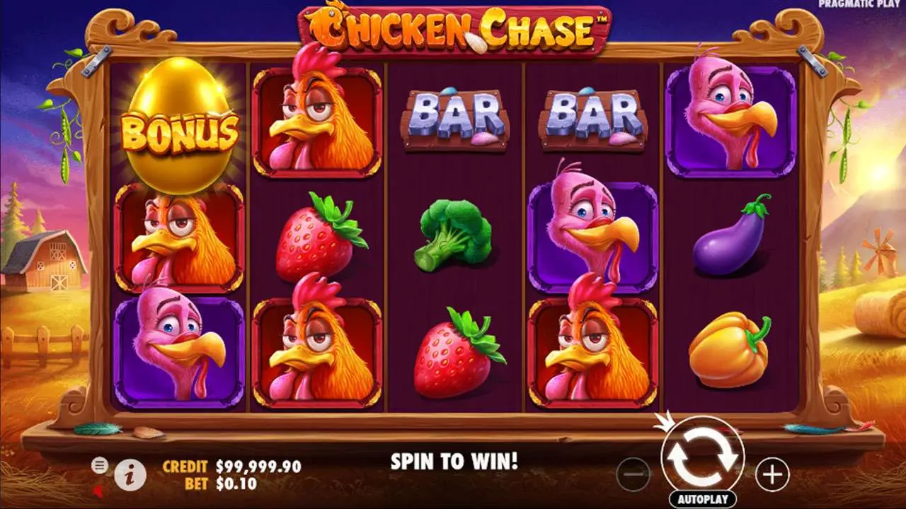 25 Free Spins on Chicken Chase at Black Diamond Casino