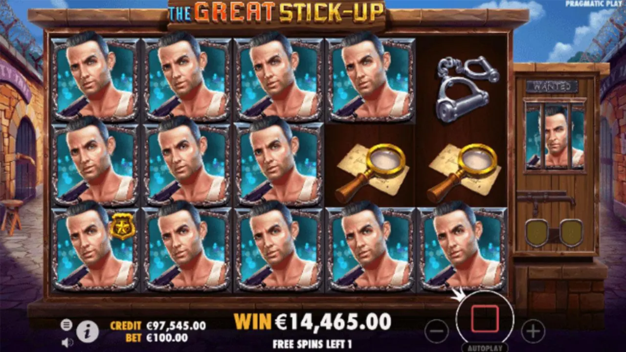 25 Free Spins on The Great Stick Up at Black Diamond Casino