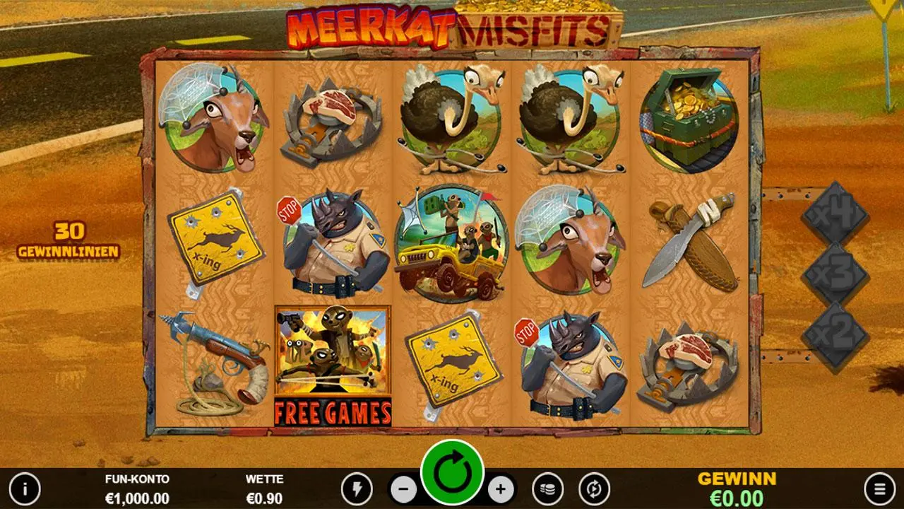 20 Free Spins on Meerkat Misfits at Fair Go Casino