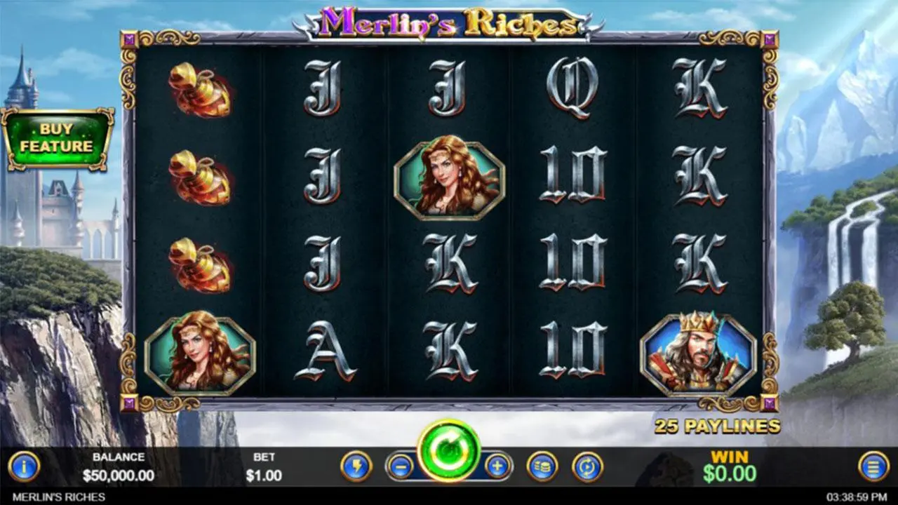 55 Free Spins on Merlin’s Riches