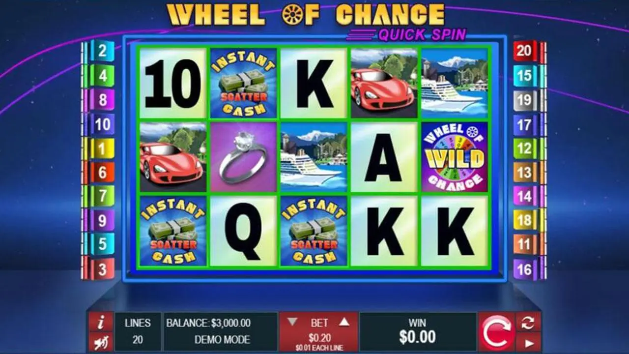 39 Free Spins on Wheel of Chance Quick Spin