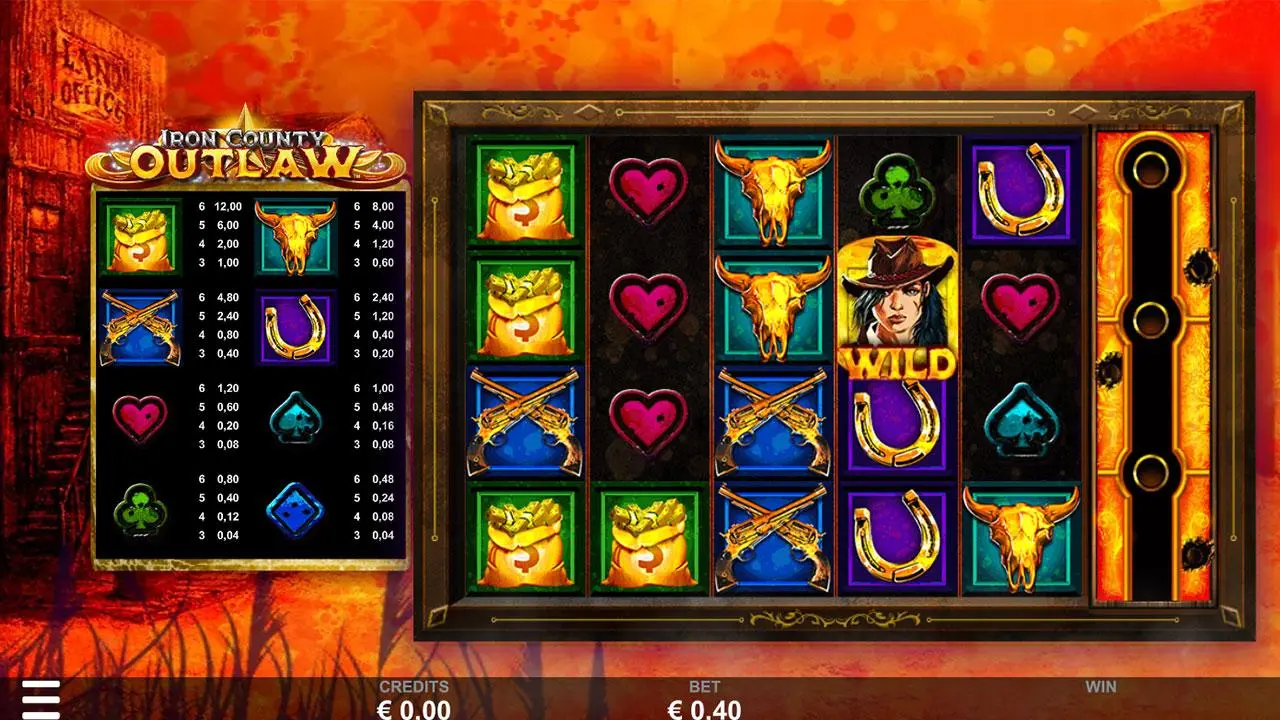 Play Iron County Outlaw and Win $100