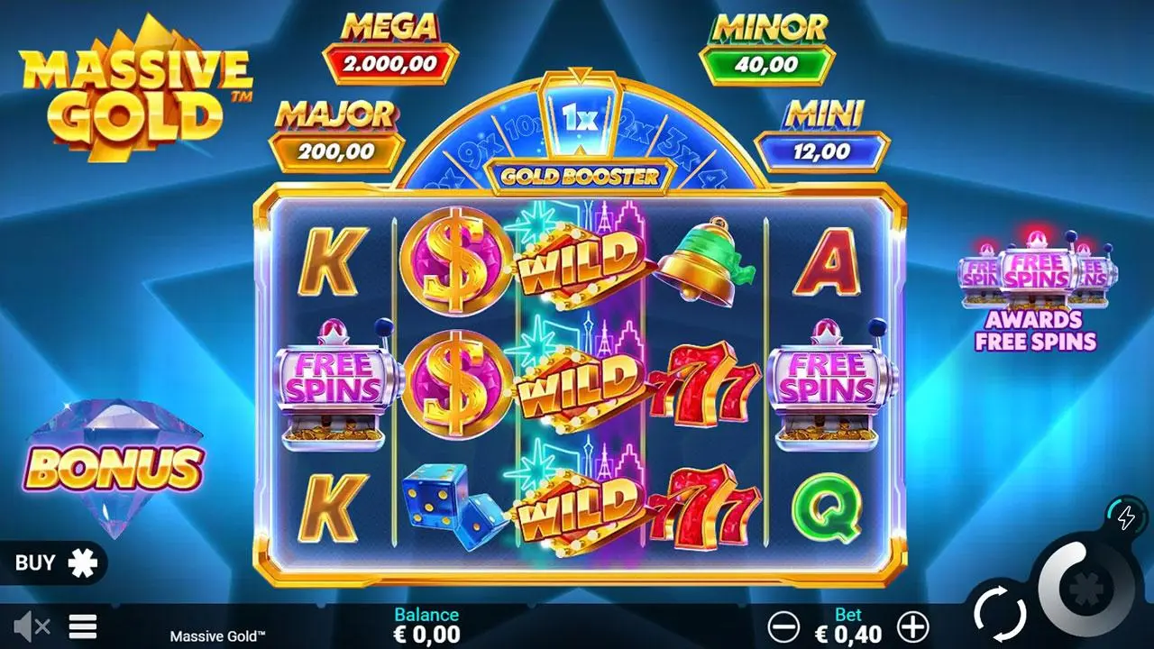 Play Massive Gold and WIN $100