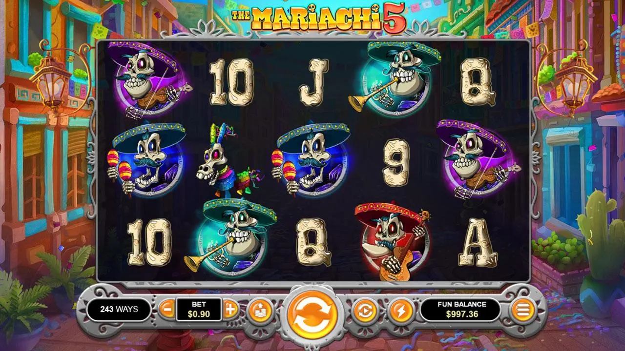 20 Free Spins on The Mariachi 5