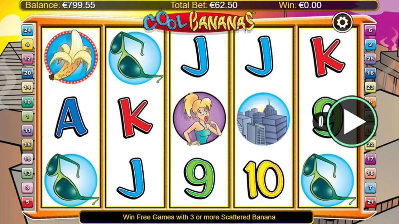 40 Free Spins on Cool Bananas
