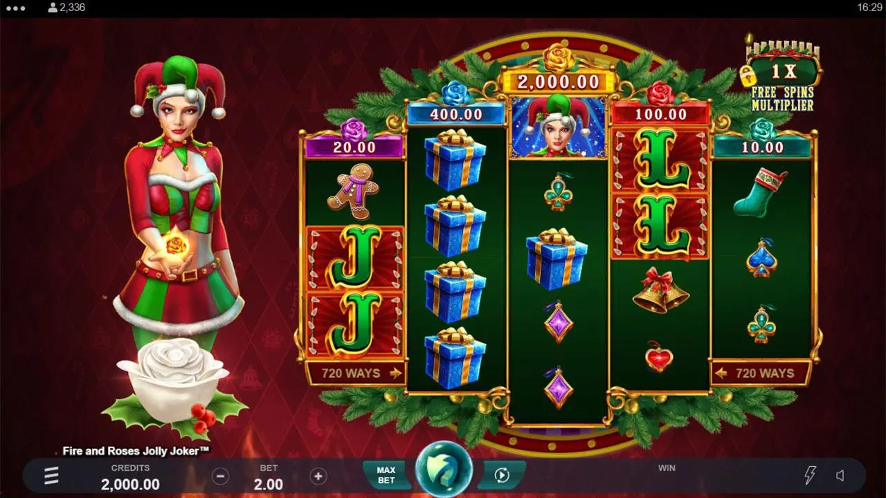 Play Fire and Roses Jolly Joker and WIN $100
