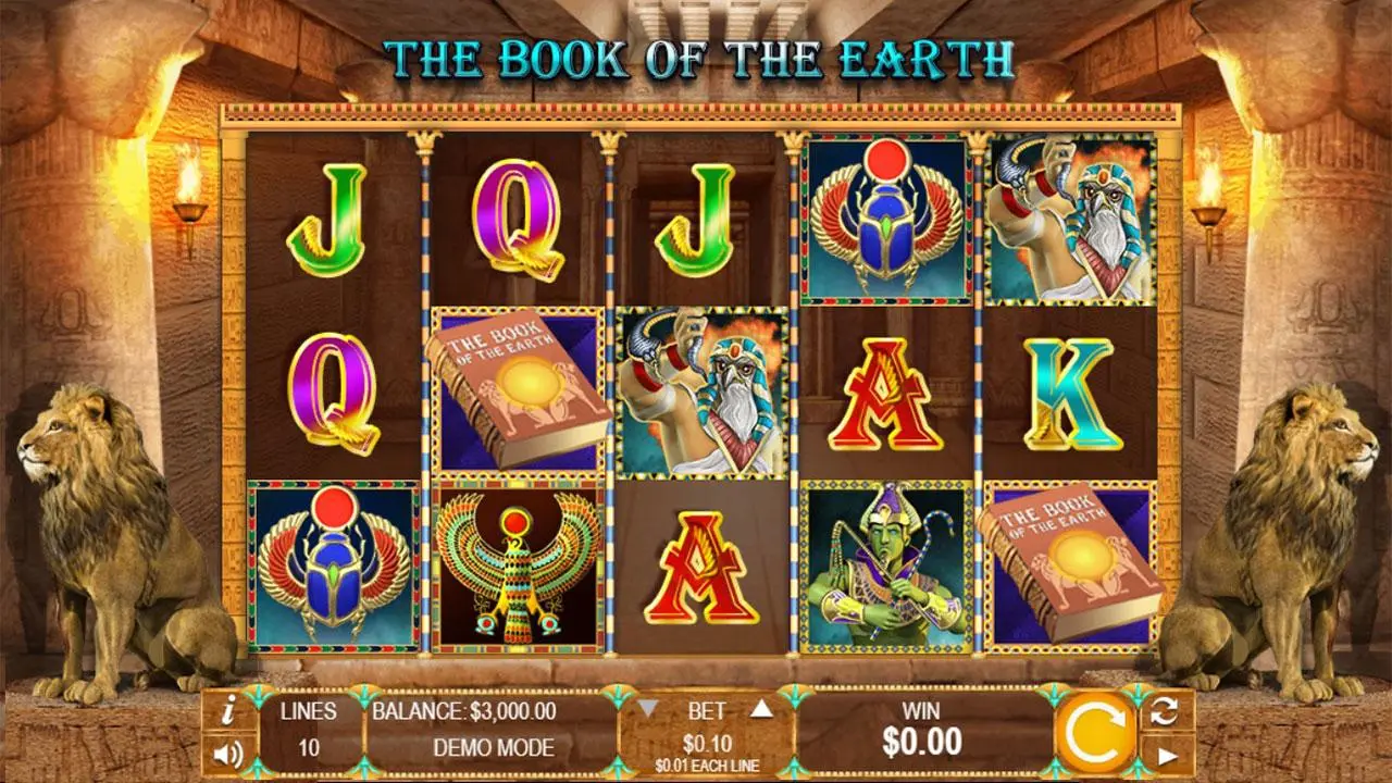 45 Free Spins on Book of the Earth at Miami Club Casino