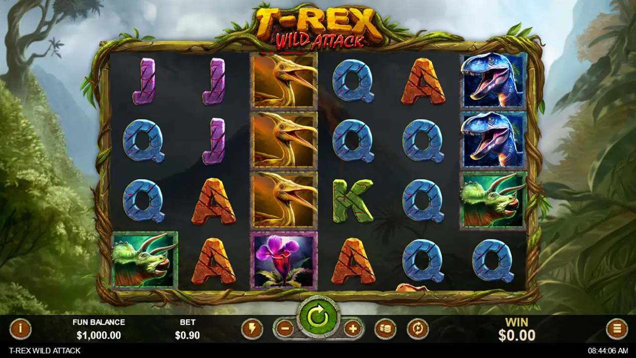 60 Free Spins on T Rex Wild Attack at Ozwin Casino