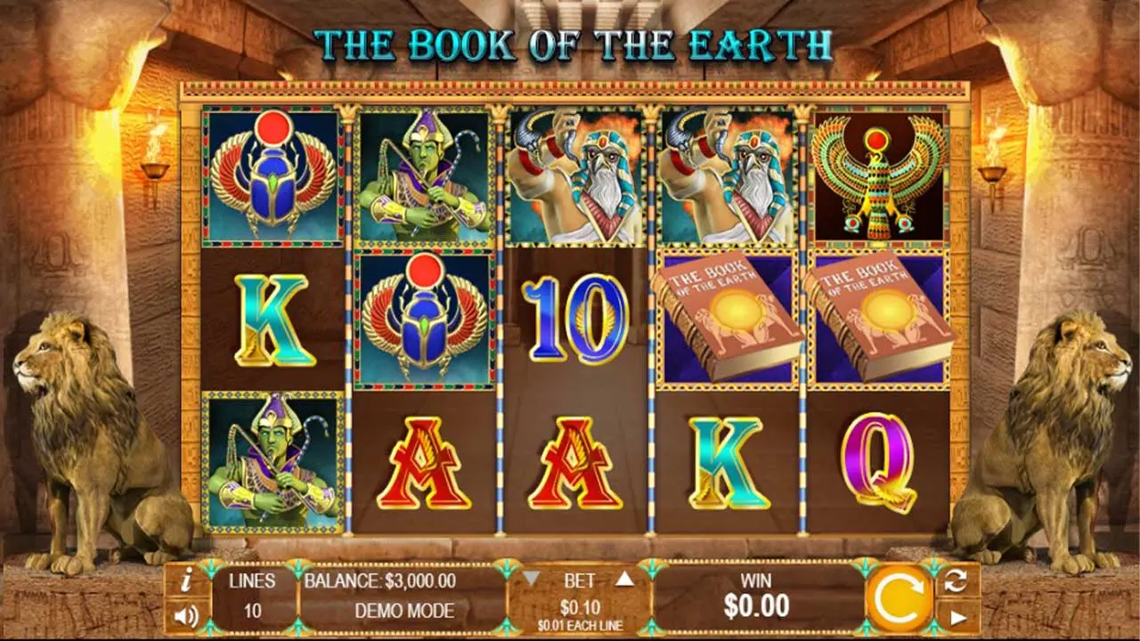  45 Free Spins on Book of the Earth at Miami Club Casino