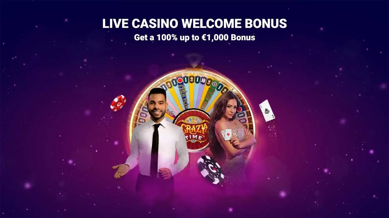 Guts Live Casino Welcome Bonus
