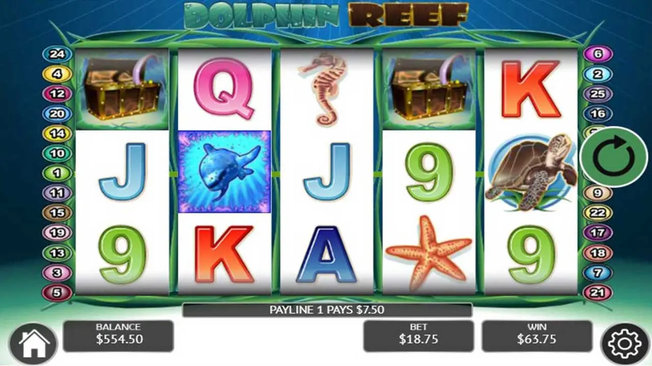40 Free Spins on Dolphin Reef at Miami Club Casino v2