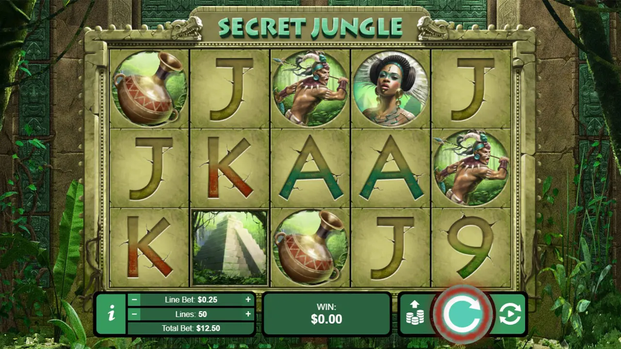 25 Free Spins on Secret Jungle at Uptown Aces Casino