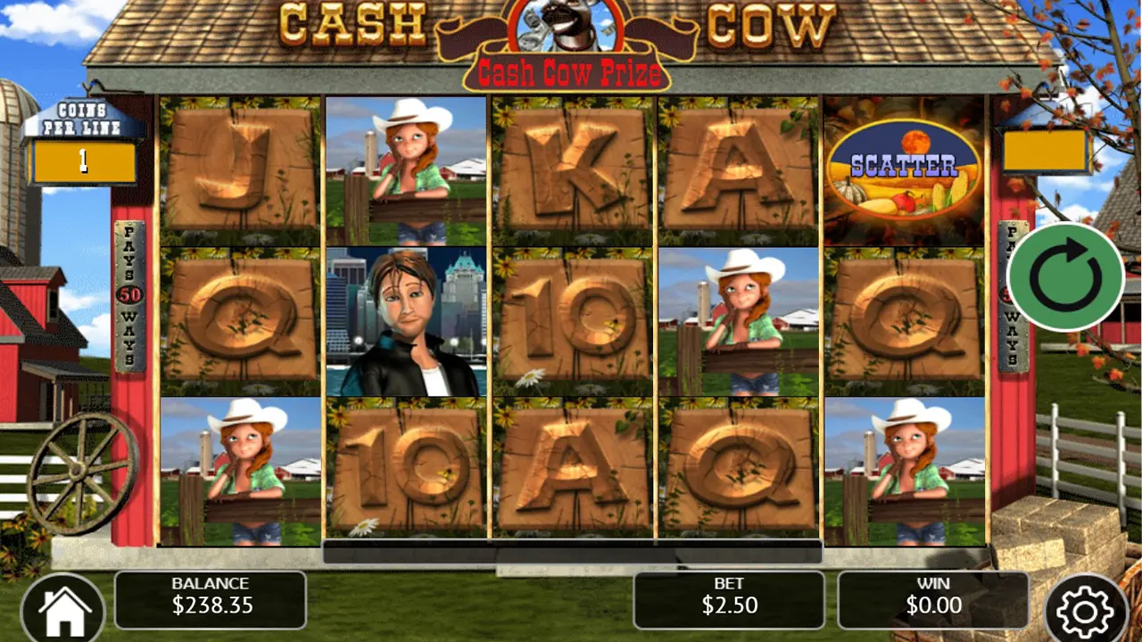 25 Free Spins on Cash Cow at Miami Club Casino