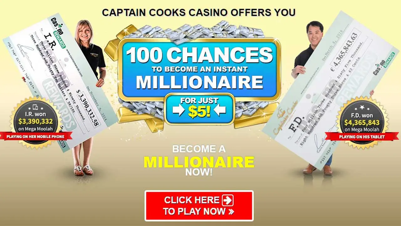Amazing Online Bonuses Could Be Yours at Captain Cooks Casino