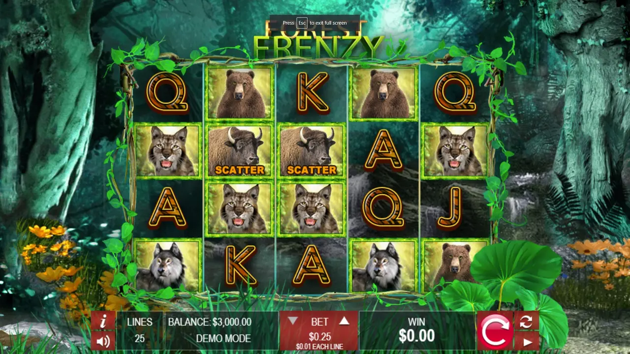 35 Free Spins on Forest Frenzy at Red Stag Casino