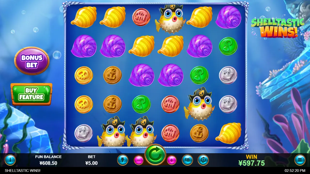 35 Free Spins on Shelltastic Wins at Fair Go Casino