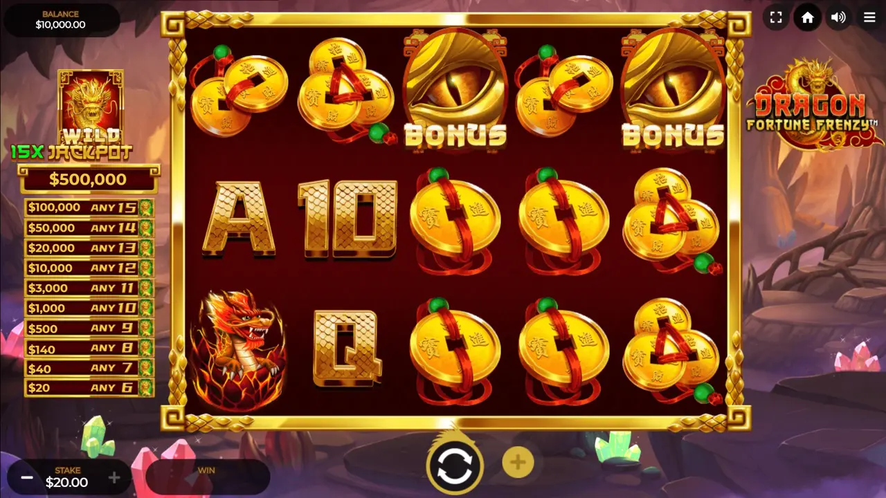 45 Free Spins on Dragon Fortune Frenzy at Miami Club Casino