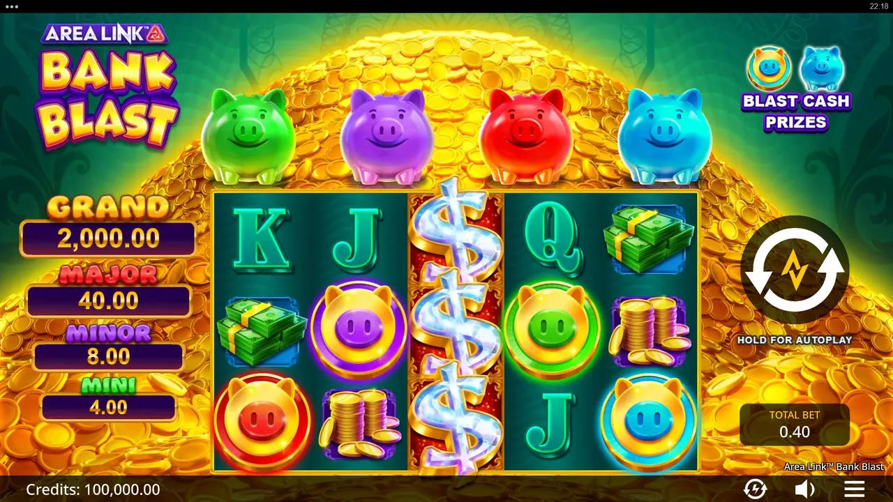 Play Area Link Bank Blast and WIN $100