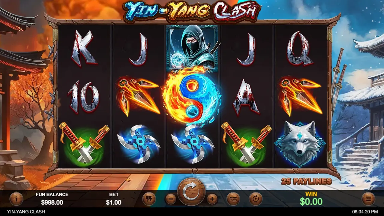 20 Free Spins on Yin Yang Clash at Sloto Cash Casino