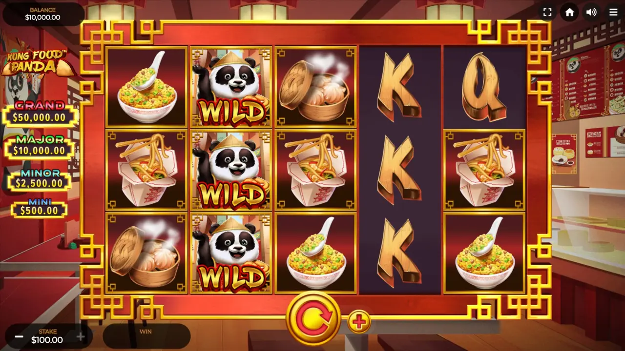 40 Free Spins on Kung Food Panda at Miami Club Casino