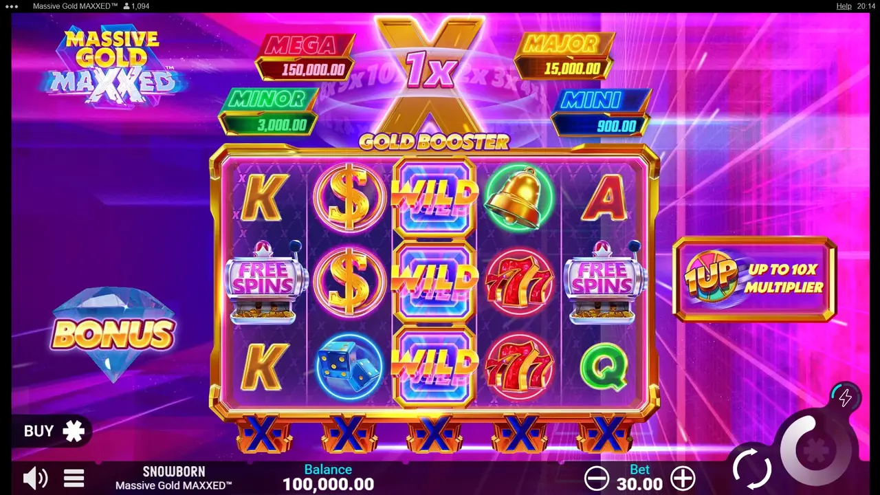 Monthly promo: Double Points on Massive Gold MAXXED