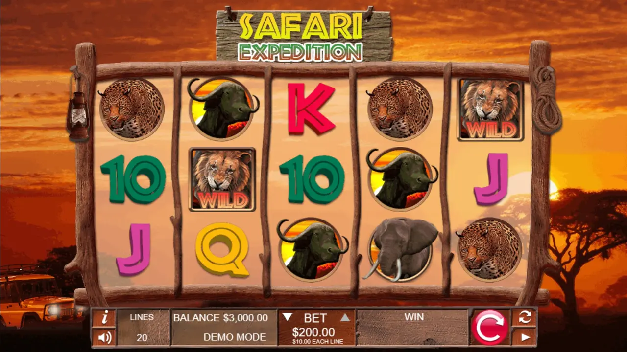 50 Free Spins on Safari Expedition at Miami Club Casino
