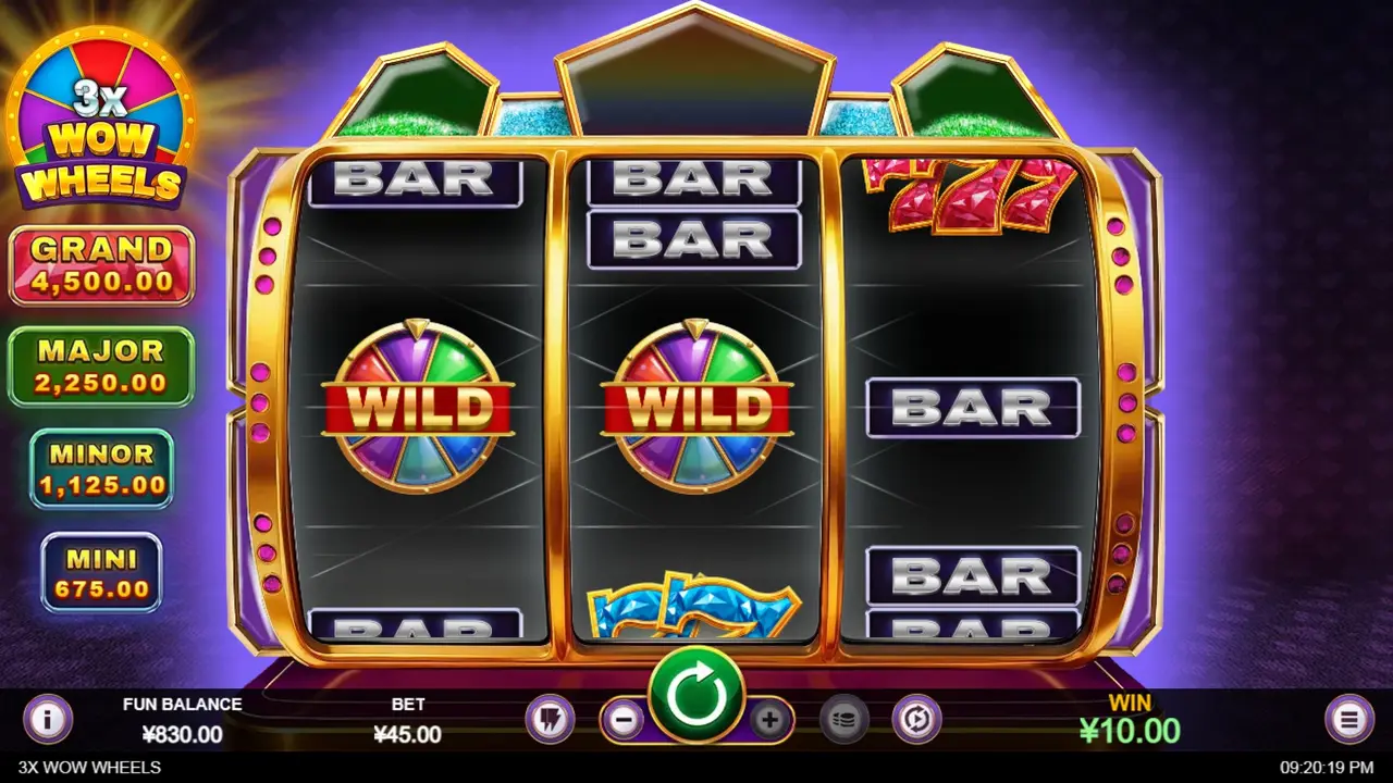 20 Free Spins on 3X WOW Wheels at Fair Go Casino