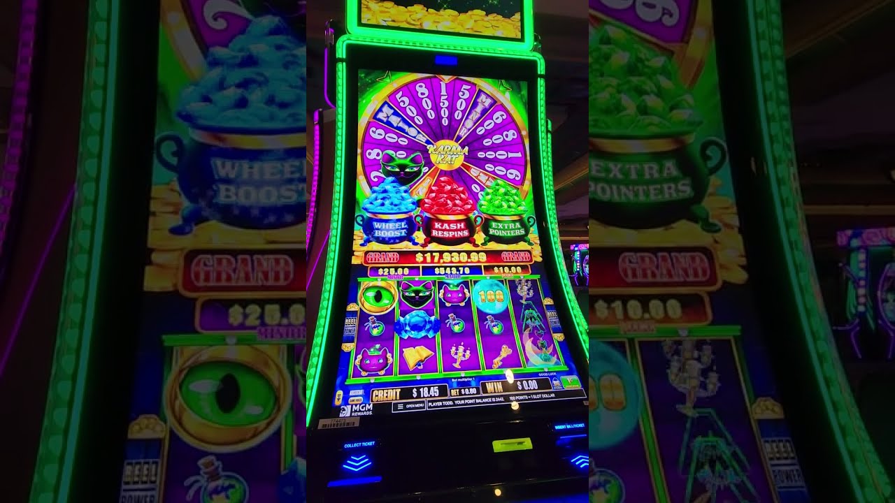Hitting the Karma Kat Slot in Las Vegas! Big Win or Bad Luck? Video
