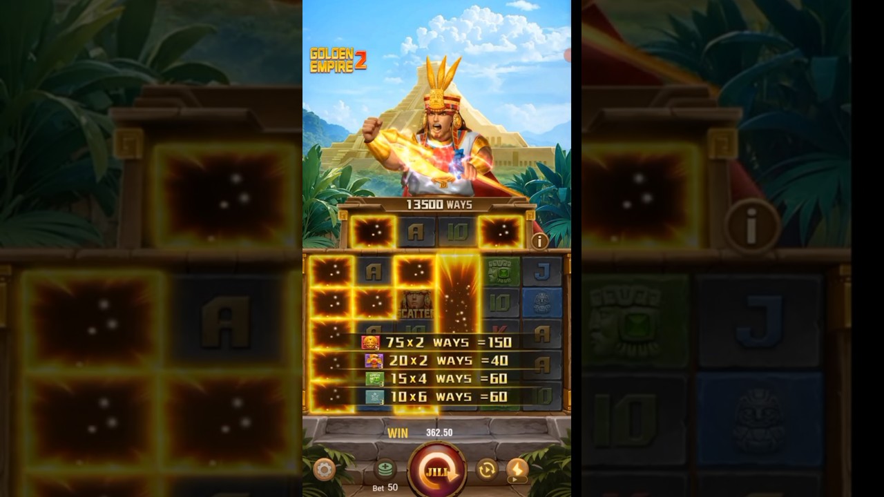 Golden Empire 2 Slot Big Win | 100% Luck Shot Gameplay in Bangla Video