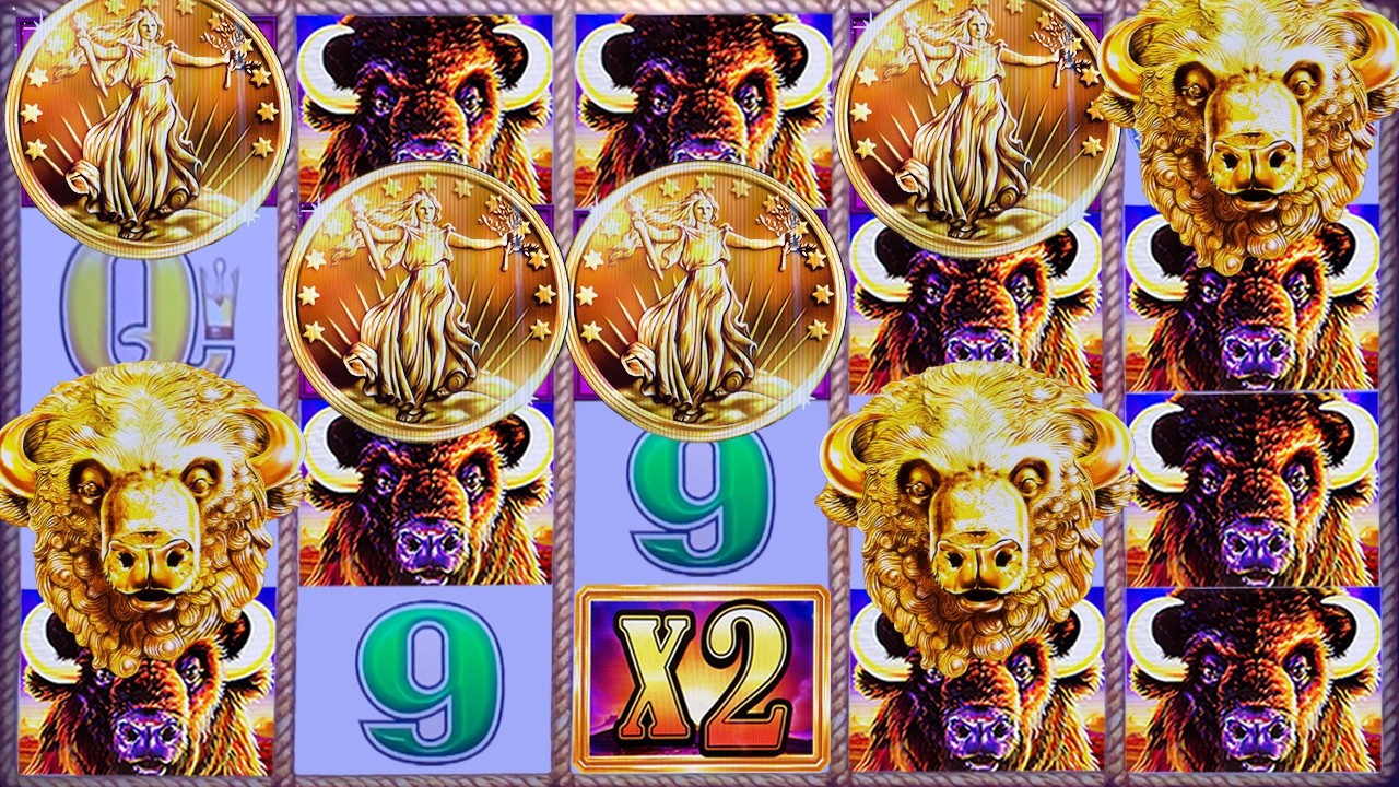 My BIGGEST WIN ($./Spin) MASSIVE HANDPAY on BUFFALO GOLD Video
