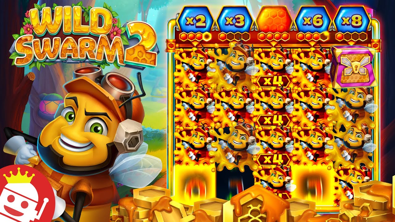 PUSH GAMING'S NEW WILD SWARM 2 SLOT DELIVERS BIG WIN! Video