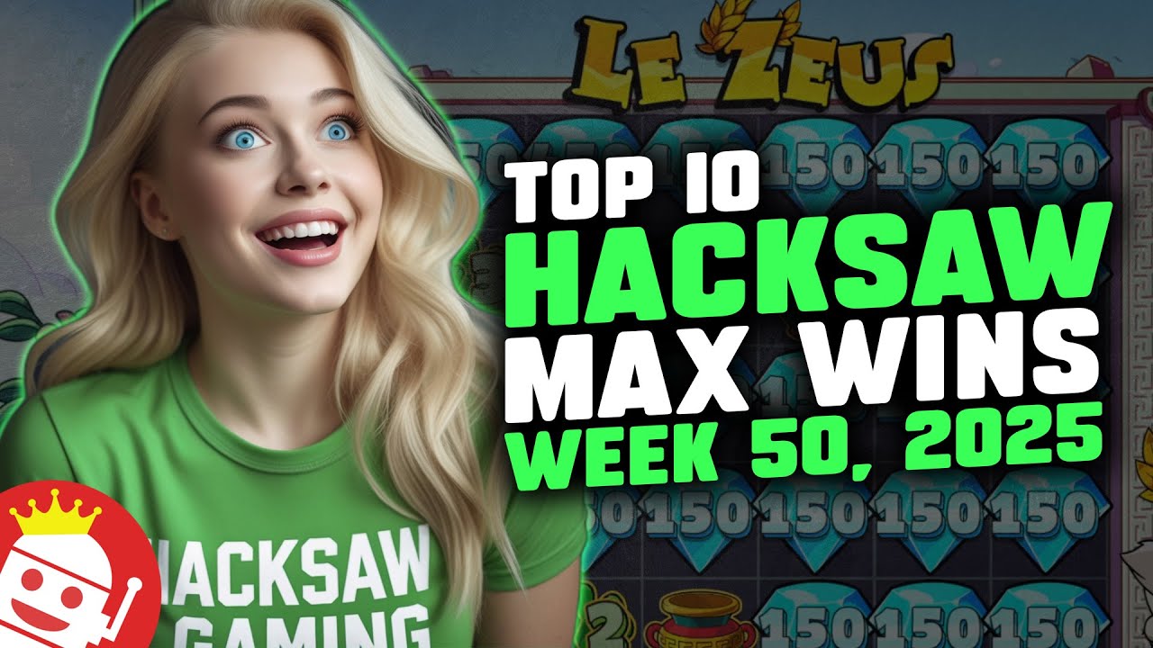 TOP 10 HACKSAW GAMING MAX WINS OF WEEK 50 / 2025 | REAL PLAYER WINS Video