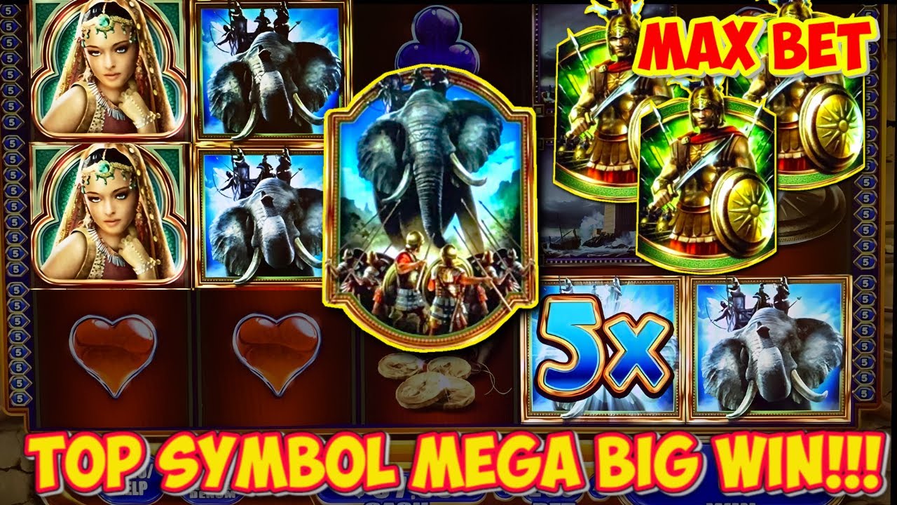 MEGA BIG WIN! Top Symbol Crush on Alexander The Great Slot Classic WMS Max Bet Live Play! Video