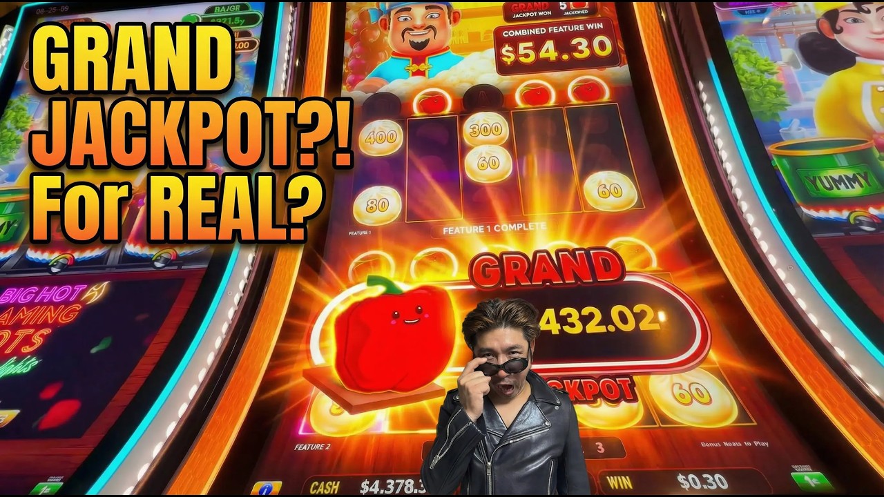 GRAND JACKPOT on Big Flaming Pots Massive Slot Machine Big Win & Handpay! Video
