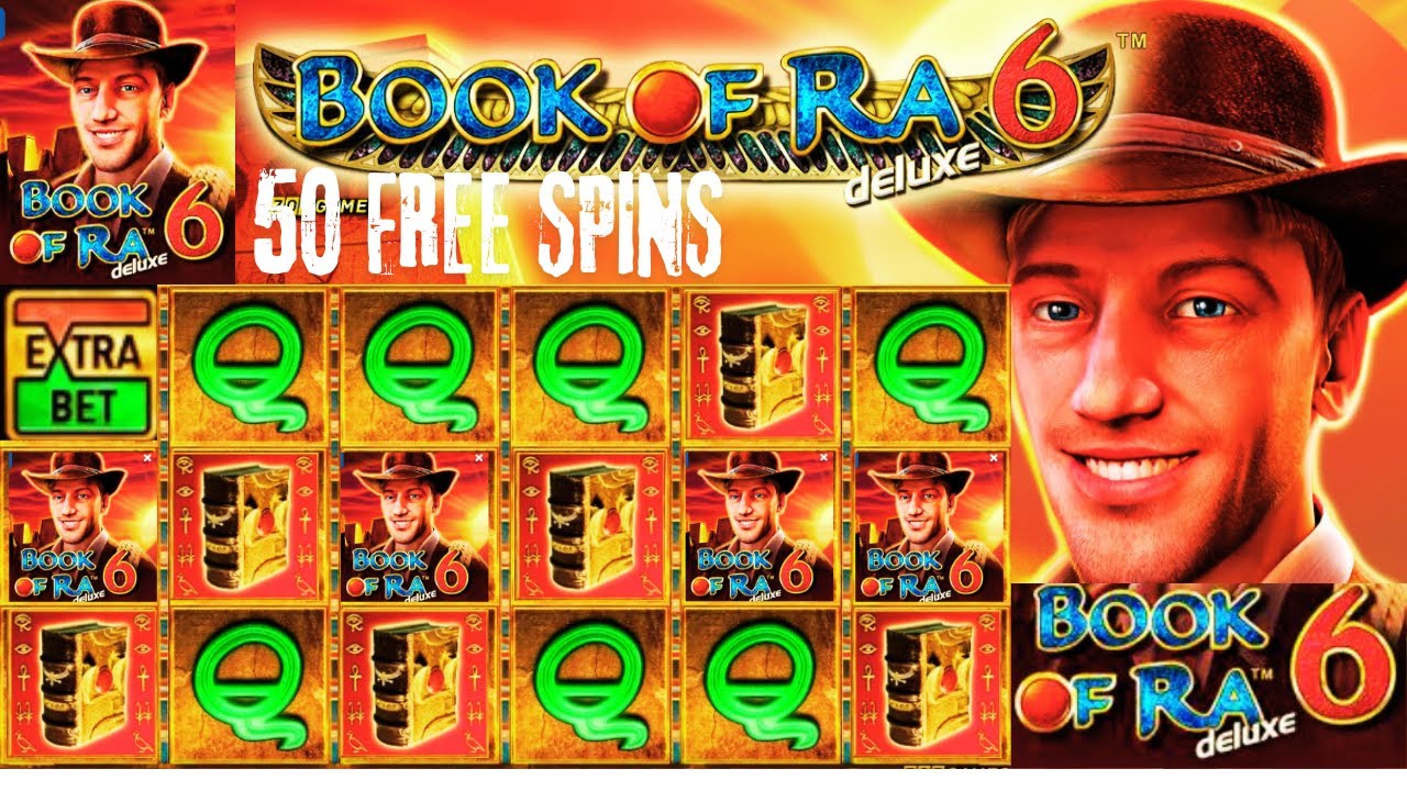 BIG WIN on Book of Ra Deluxe 6 Slot | 50 Free Spins and HUGE JACKPOT! Video
