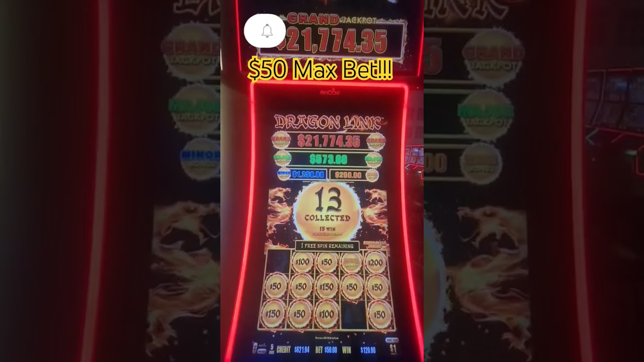 $ Max Bet Dragon Link Bonus!!! BIG WIN Video
