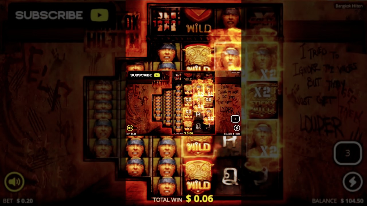 INSANE 44,444X BIG WIN in 30 SECONDS! (Bangkok Hilton Slot) #games #casino Video