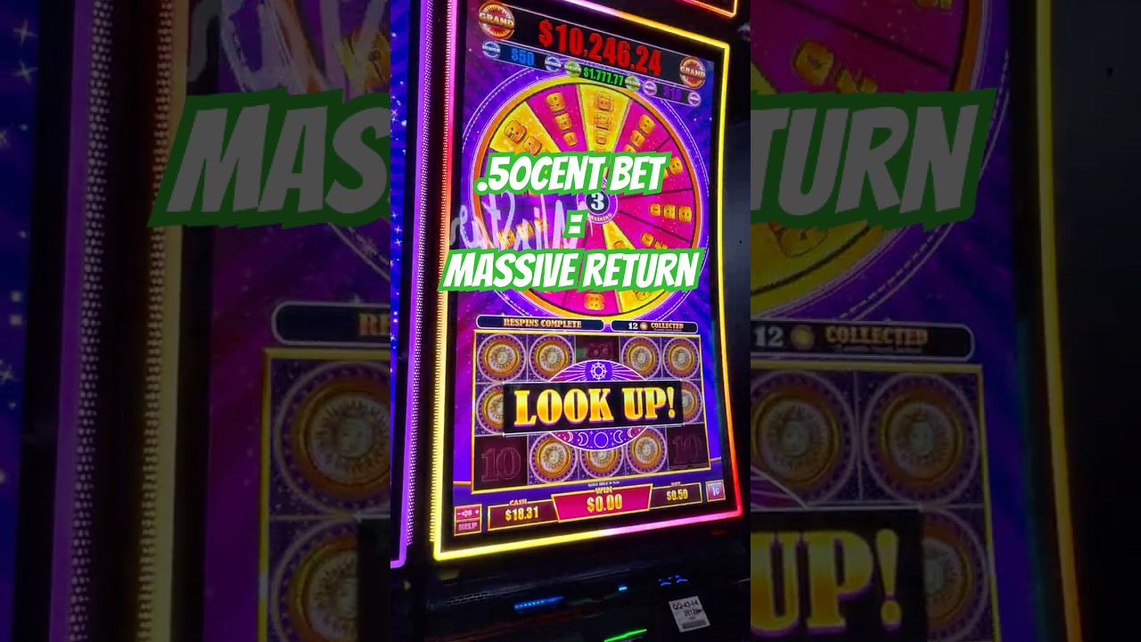 I couldn’t believe she won this on 50cents! #slot #casino #slotkingspalace Video