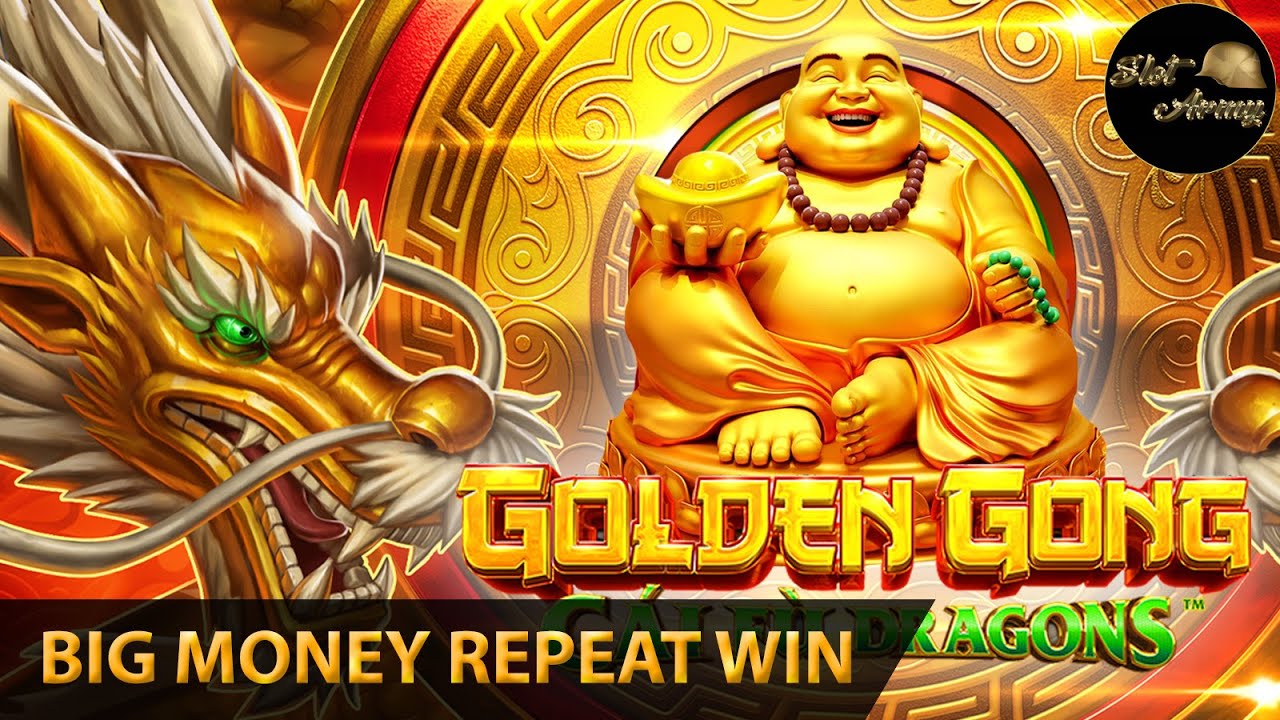 AMAZING REPEAT HUGE WINGolden Gong Bonus | Buffalo Gold Cash Collection Big Win Slot Machine Video