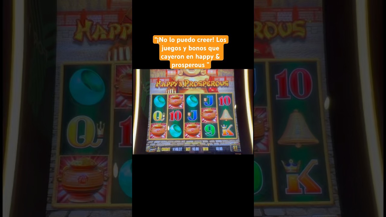 “¡No lo puedo creer! Los juegos y bonos que cayeron en happy & prosperous ” #viral #casino #slot Video