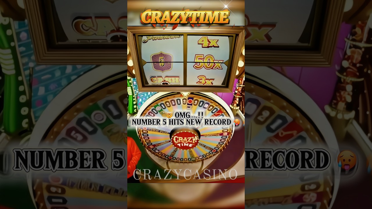Crazytime X Topslot On Number Hits New Record | Todays Bigwin Crazytime shorts trending Video