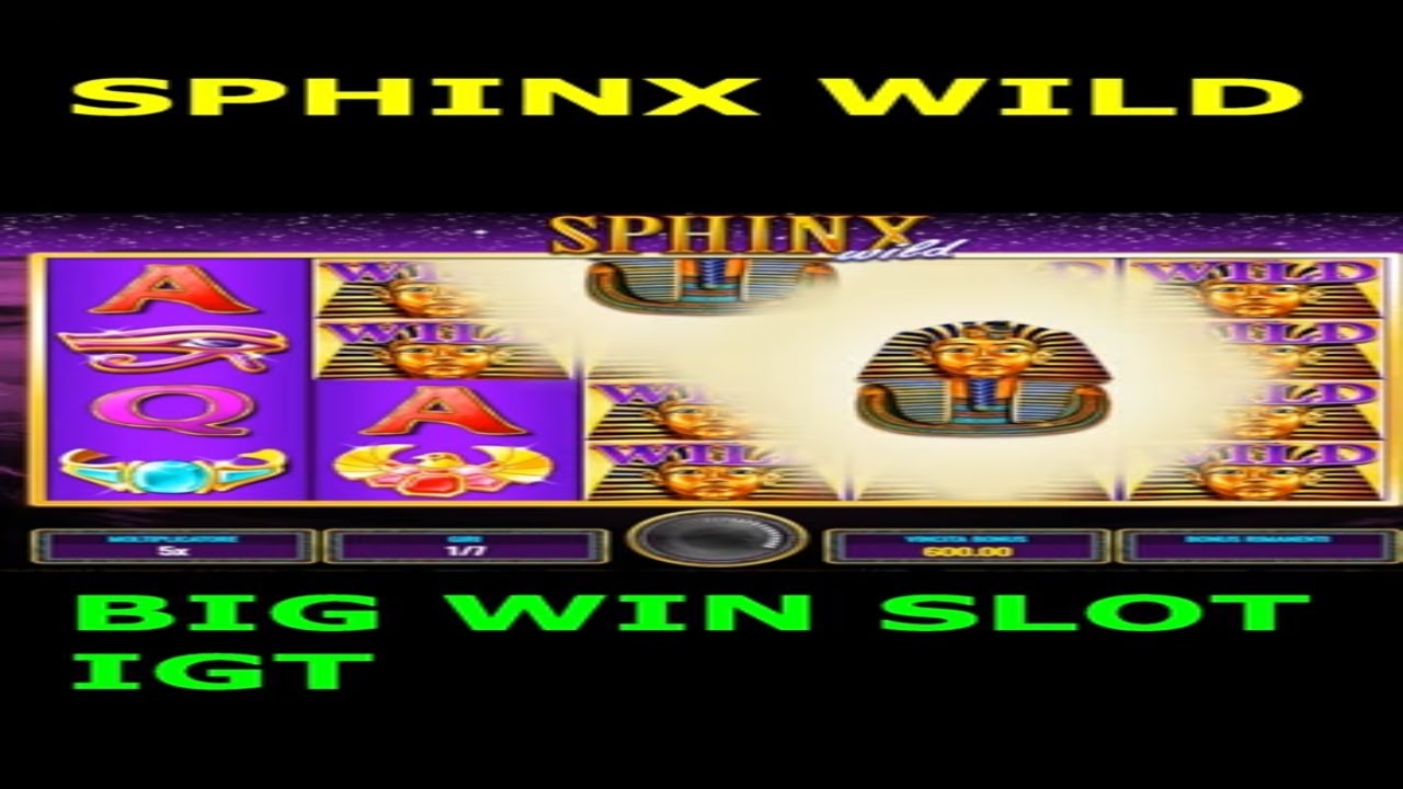 Big Win on Sphinx Wild Slot IGT Massive Jackpot and Free Spins! Video