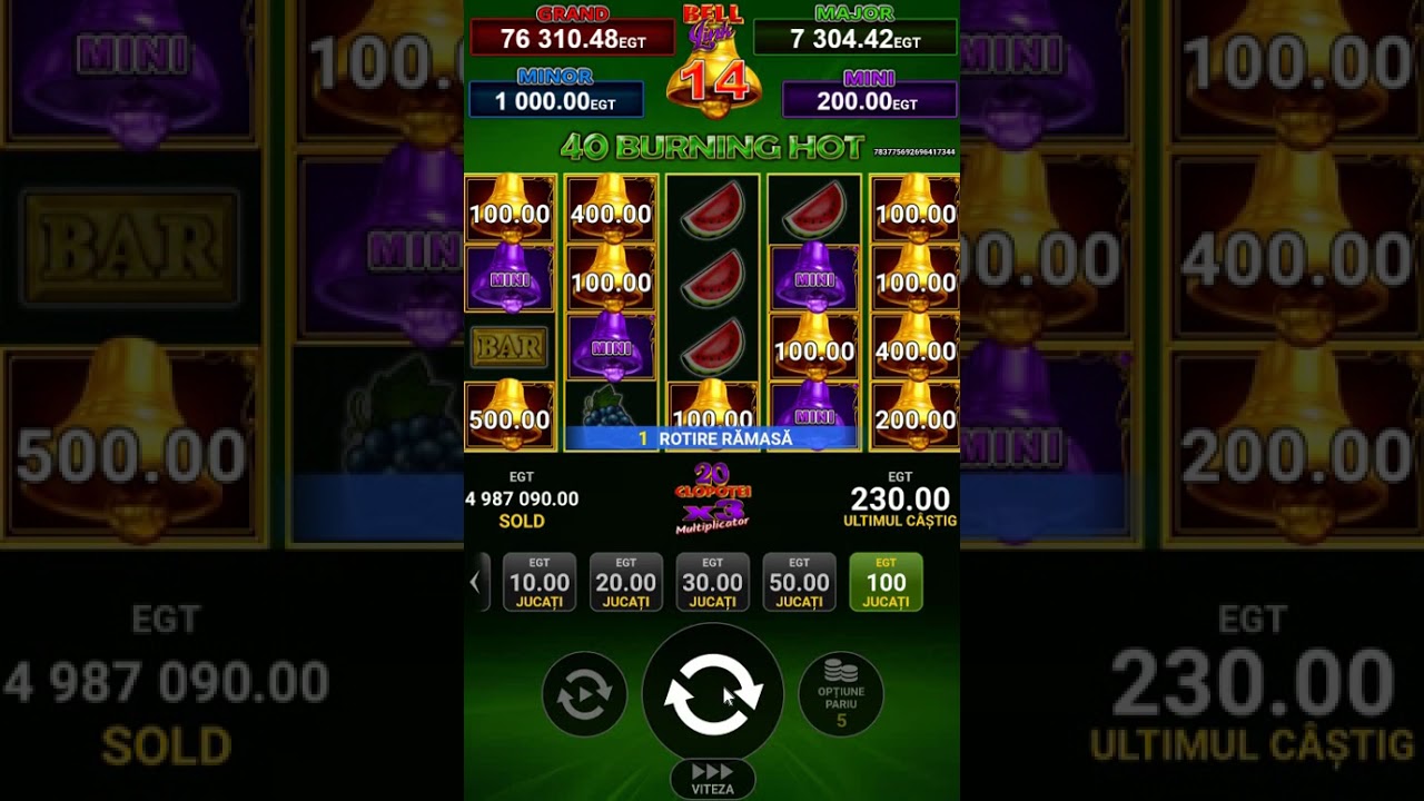 Burning Hot – BIG WIN! EGT Slot Gameplay Video