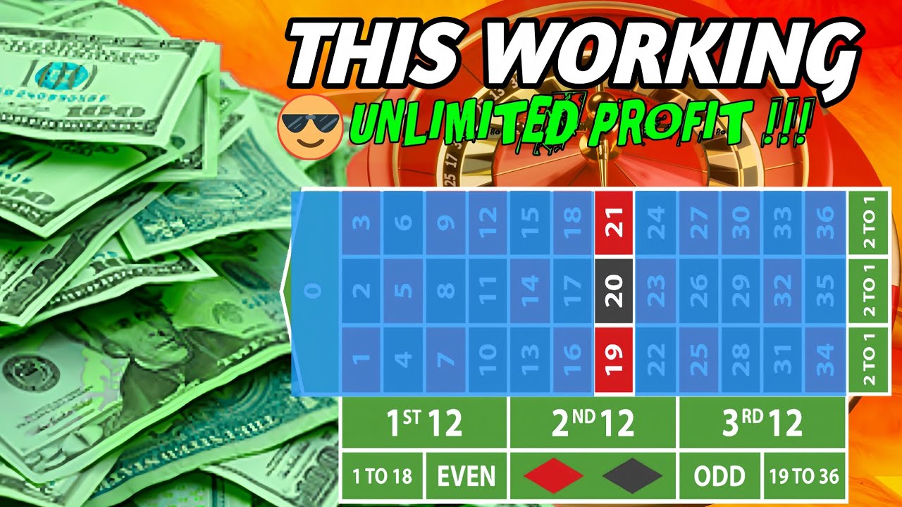 THIS WORKING UNLIMITED PROFIT ROULETTE STRATEGY TO WIN / CASINO ROULETTE #MONEY #CASINO #VIRAL Video