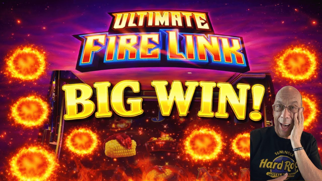 BIG WIN on Ultimate Fire Link! | Casino Slot Action at Sea Video