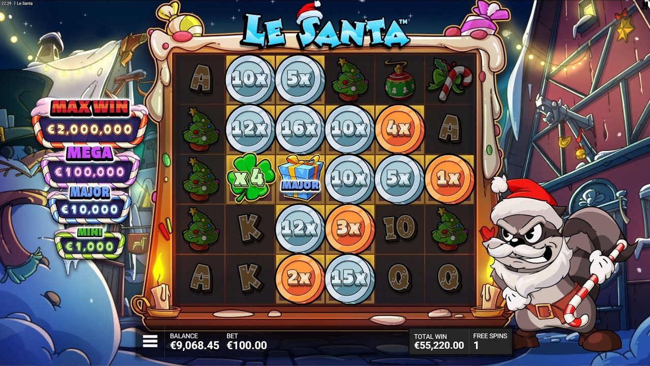 Le Santa Slot Bonus Game Big Win x757 Online Casino Video