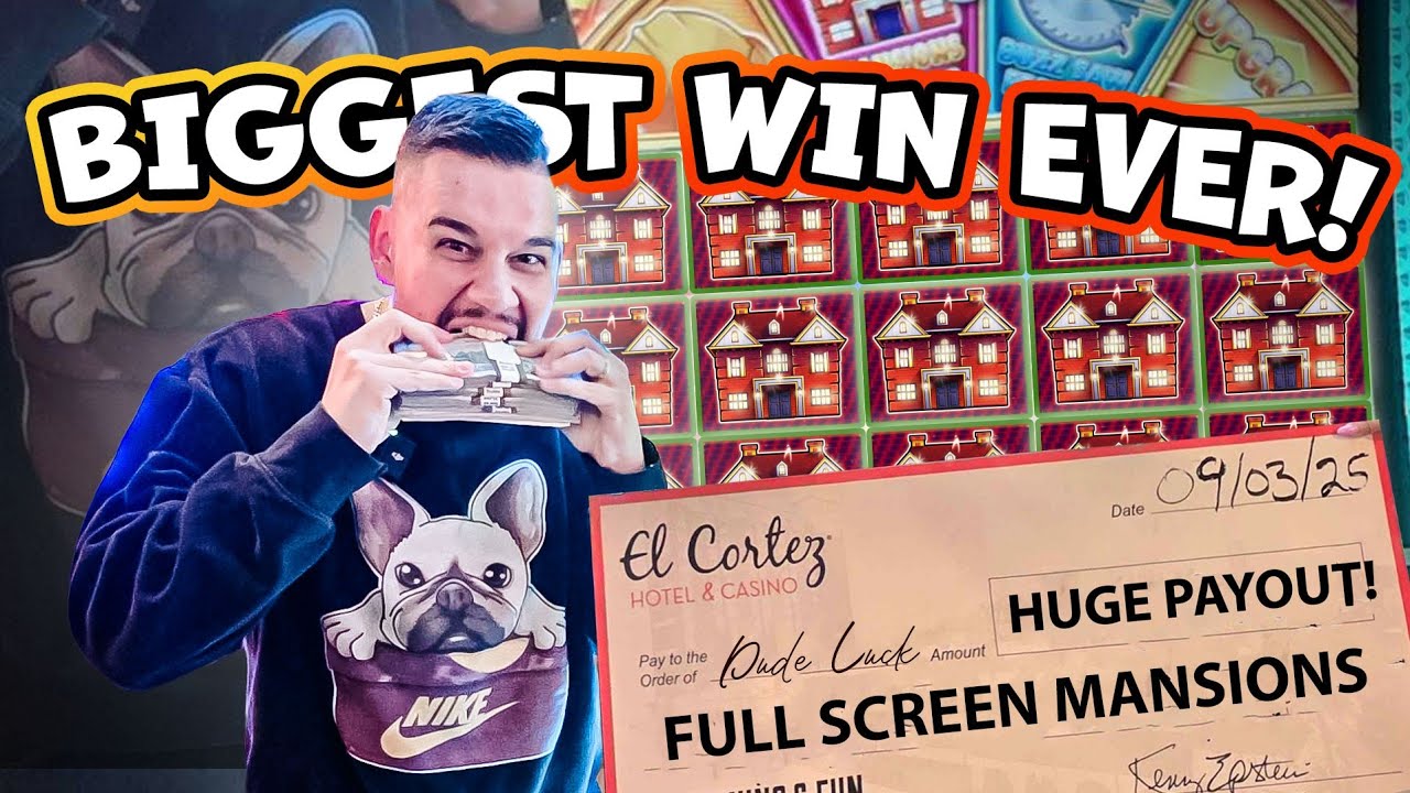 The BIGGEST WIN OF MY LIFE!! (Fullscreen of Mansions!) Video
