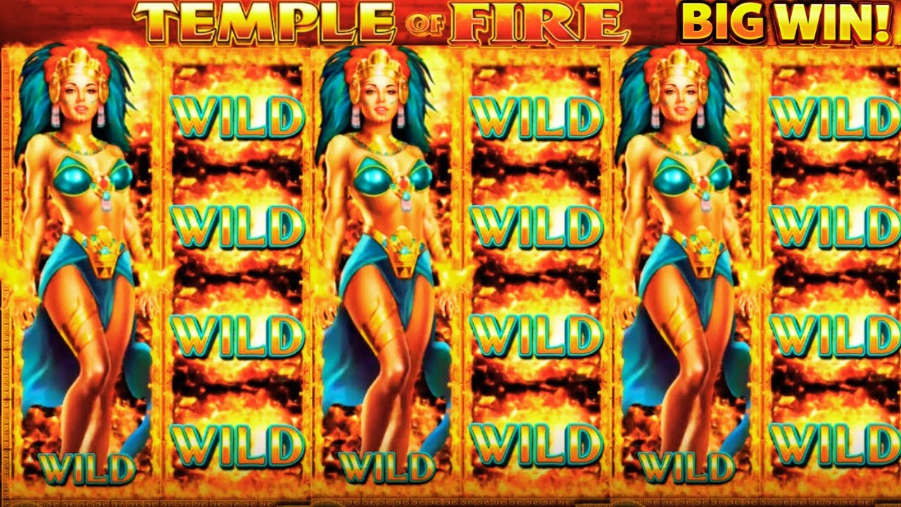 INSANE BIG WIN on TEMPLE OF FIRE Slot | IGT MEGA BONUS MASSIVE PAYOUT! Video